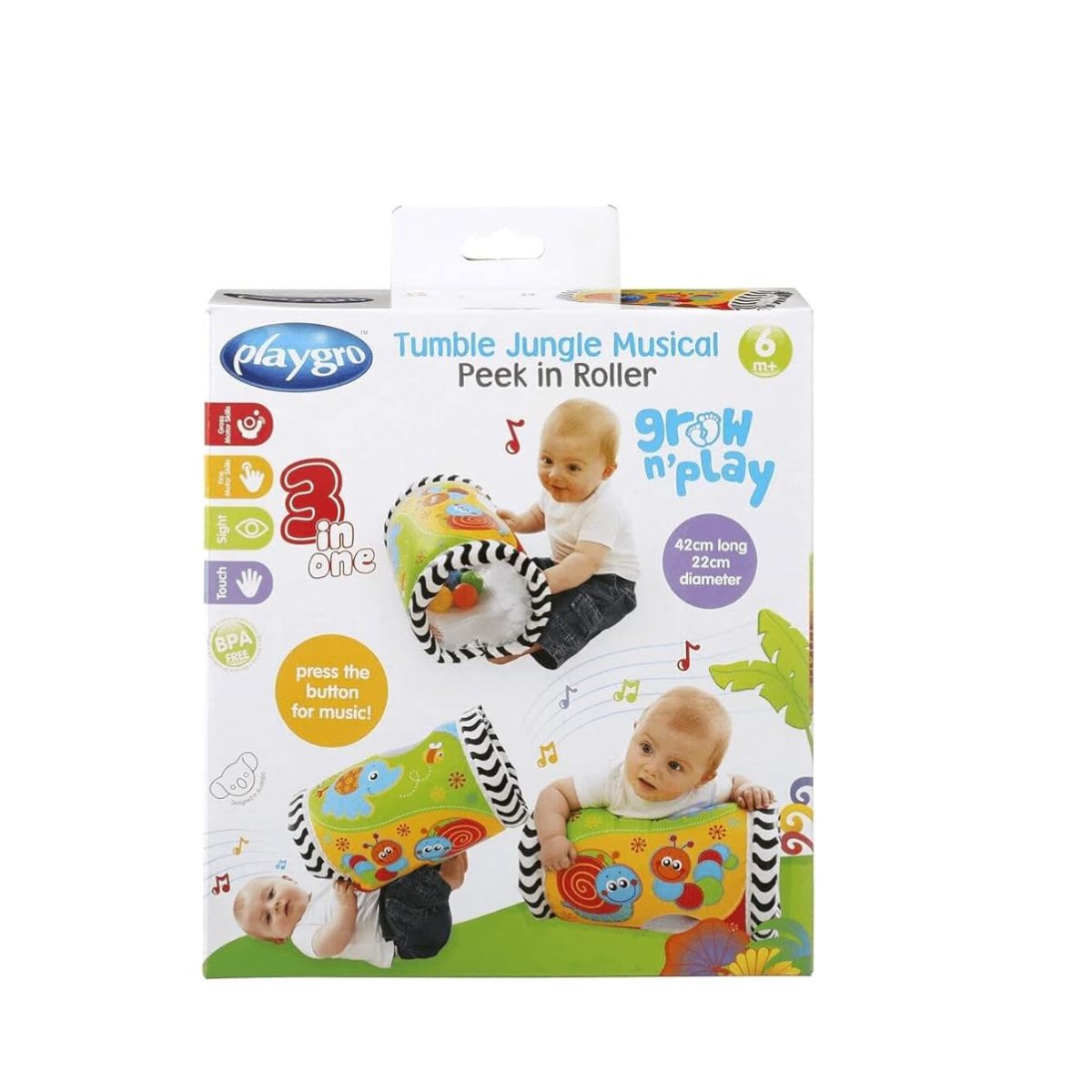 Rodillo De Estimulacion Con Musica Jungla