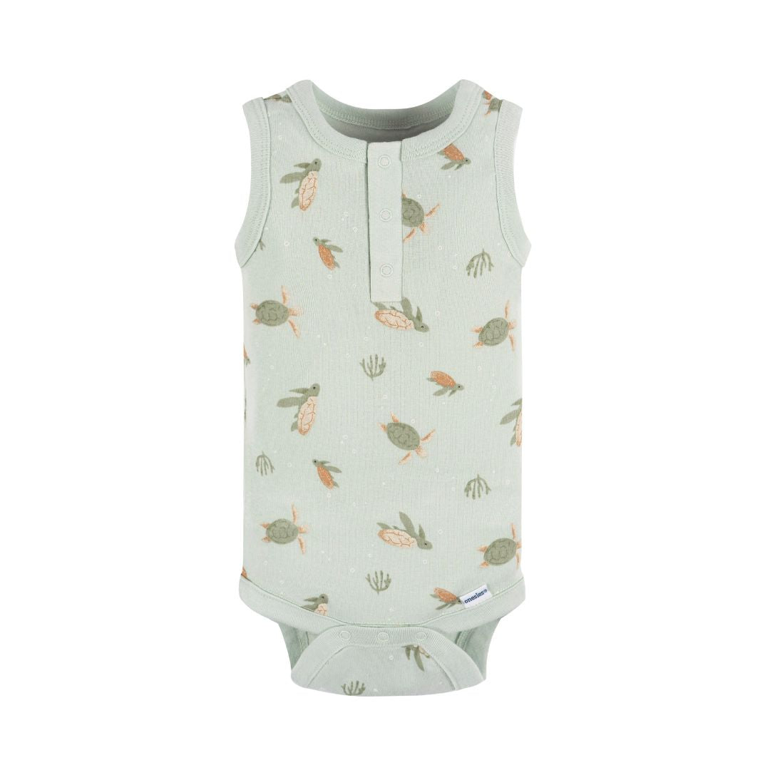 Paquete de 4 bodys Onesies® sin mangas