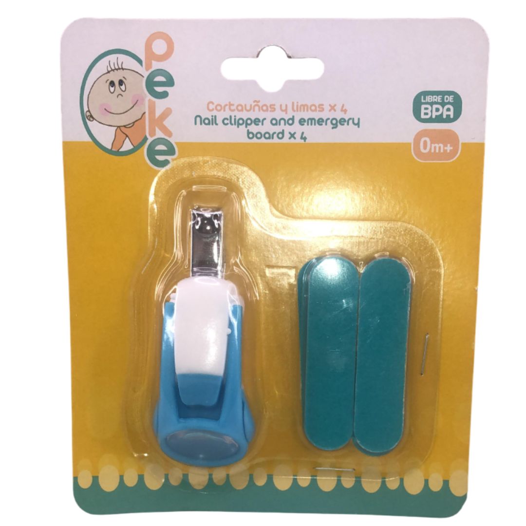 Cortaúñas y limas x4