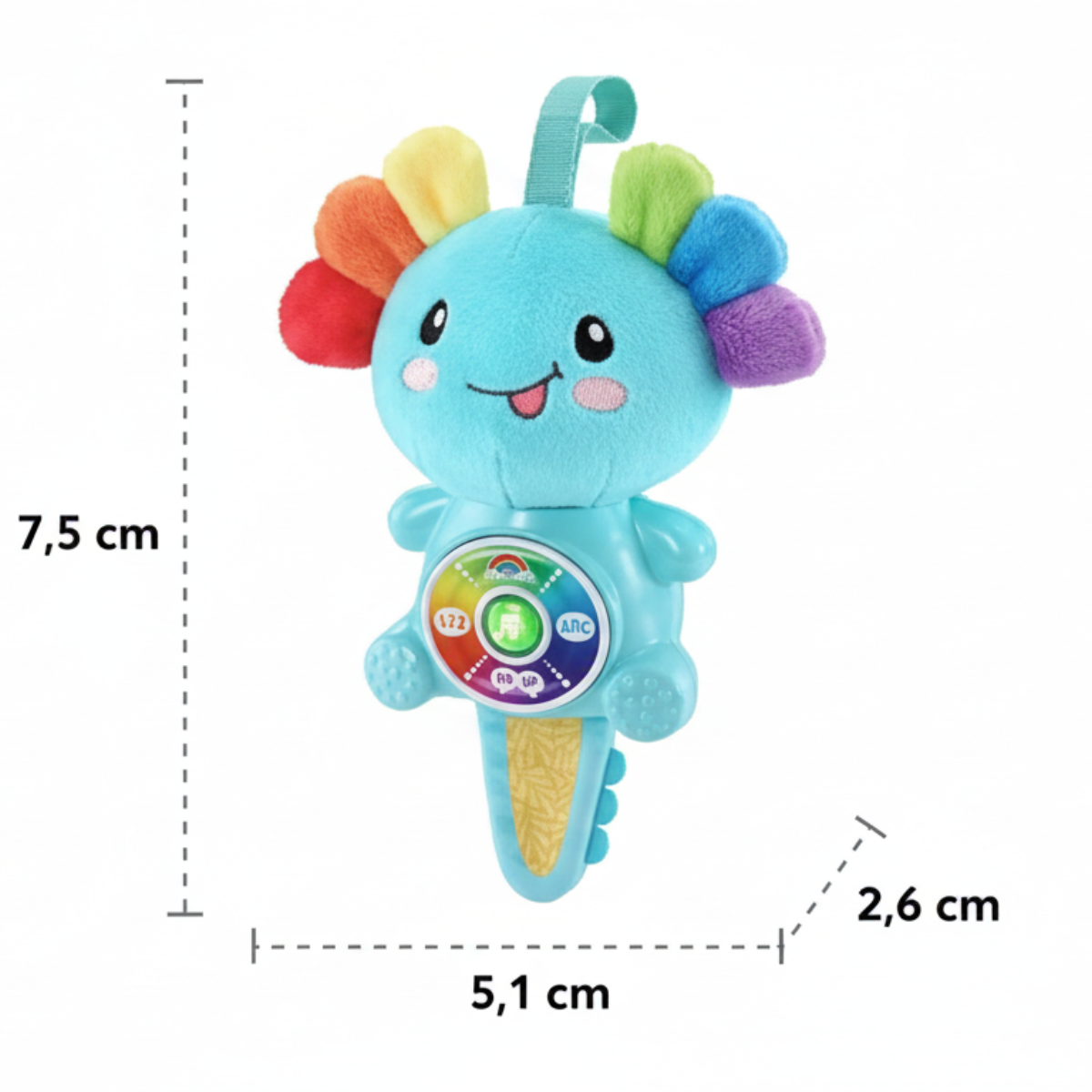 Peluche Bilingue Learning Up Rainbow Pal