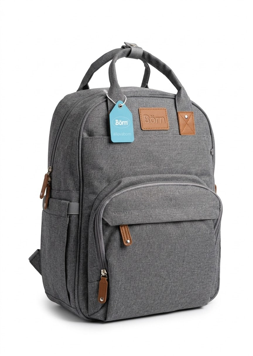 Mochila gris Börn