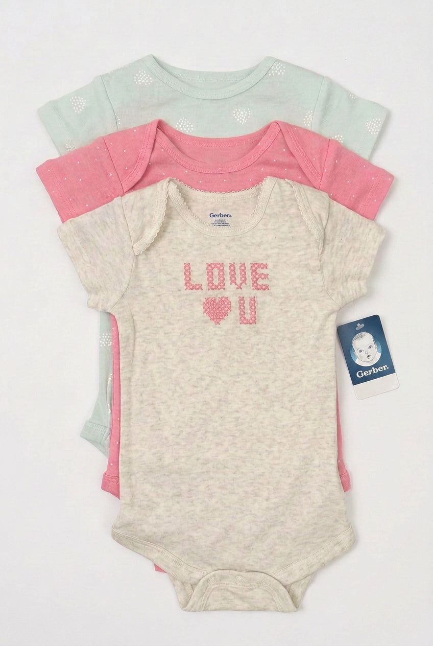 Set de 3 bodys NENA