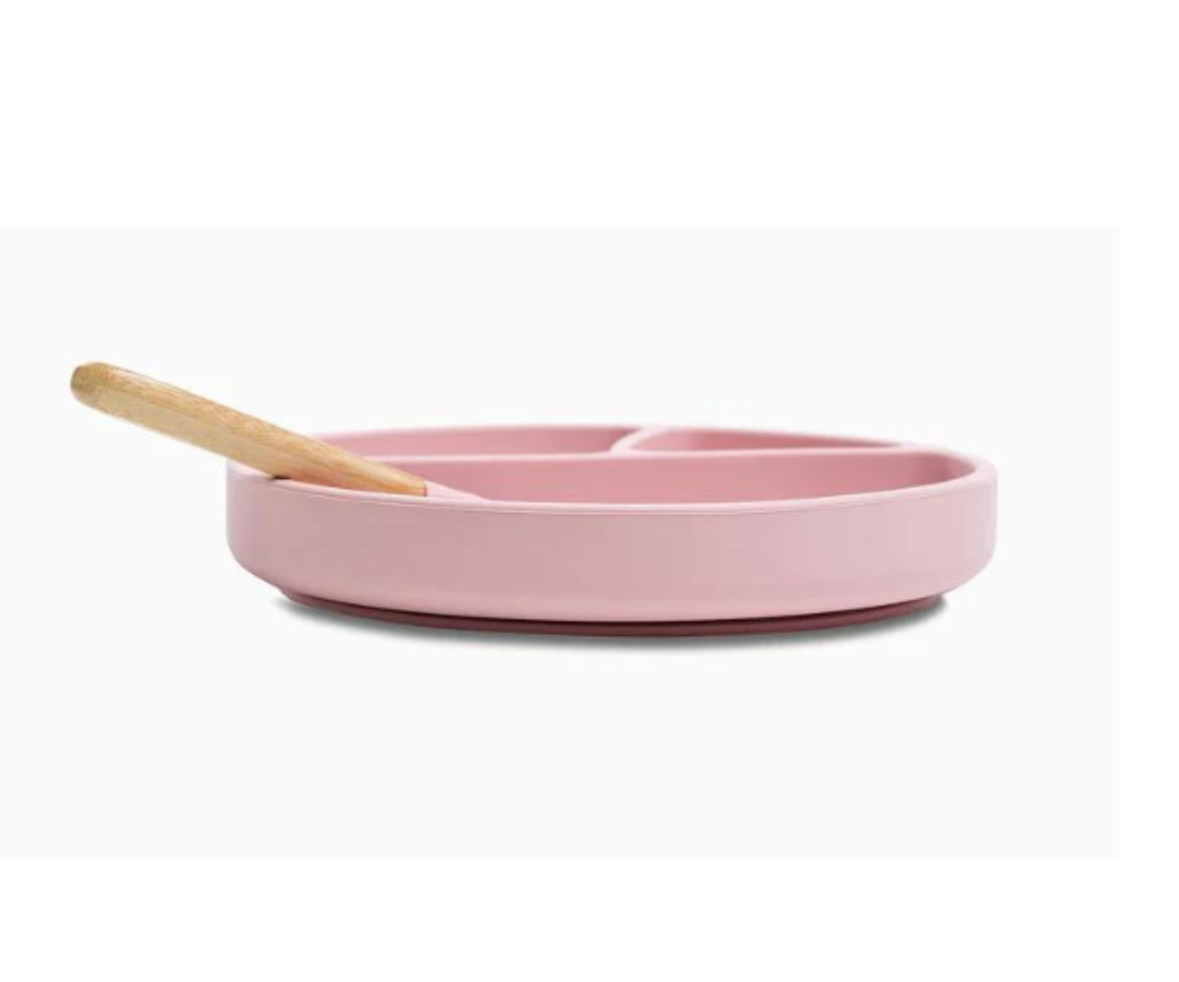 Plato Con Divisiones Rosado Minikoioi