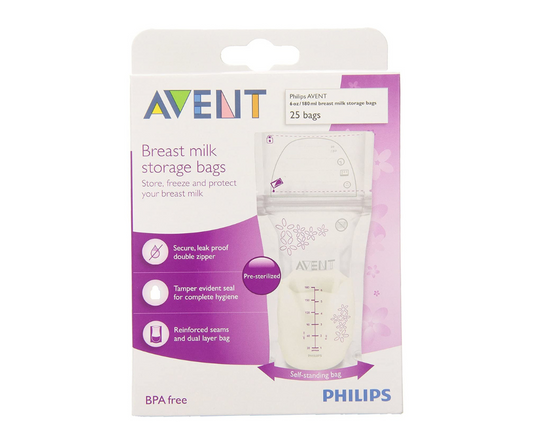 Bolsas Pre-Esterilizadas Para Leche X 25 Avent