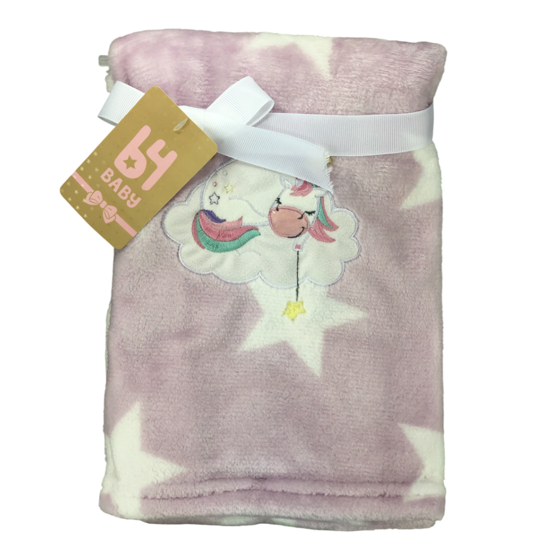 Cobija Con Tierno Diseño | Unicornio Lila B4 Baby