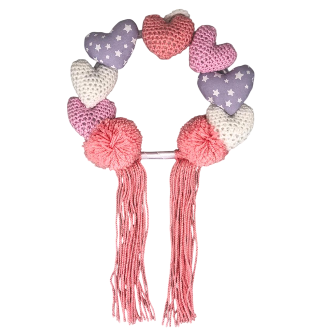 Aplique de pared corazones