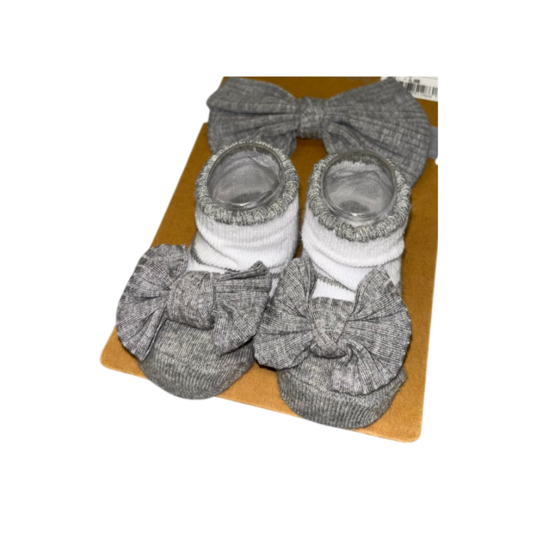 Conjunto medias y cintillo
