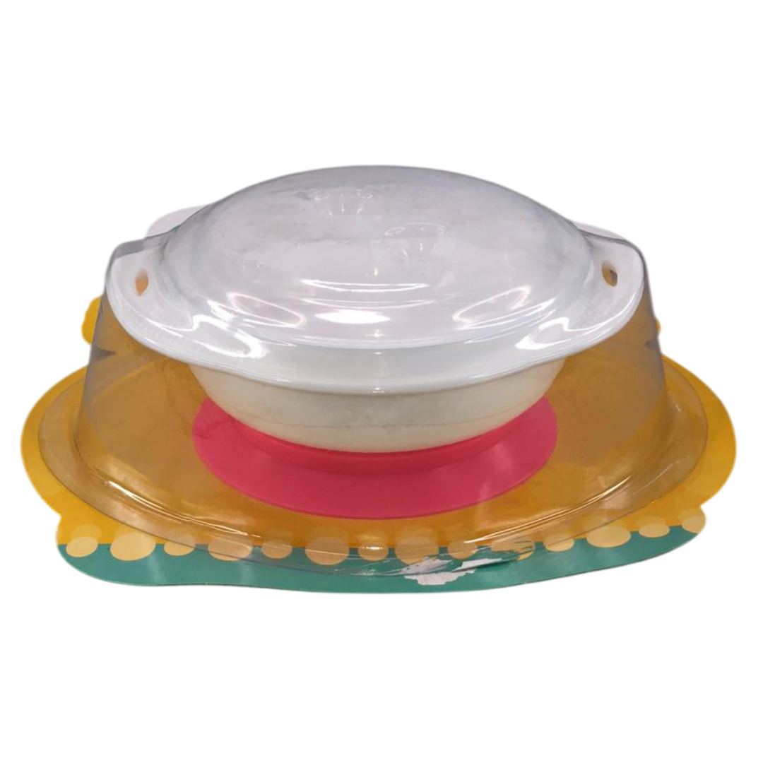 Plato con ventosa y tapa