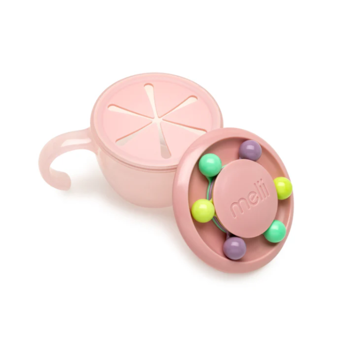 Contenedor Para Snack 200Ml Pink Lid | MELLI