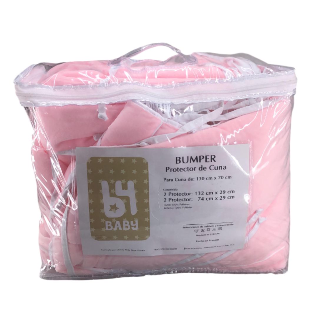 Protector De Cuna | Rosa B4 Baby