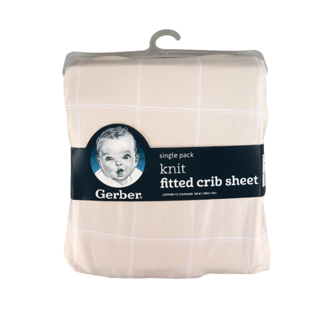 Sábana ajustable para cuna color beige
