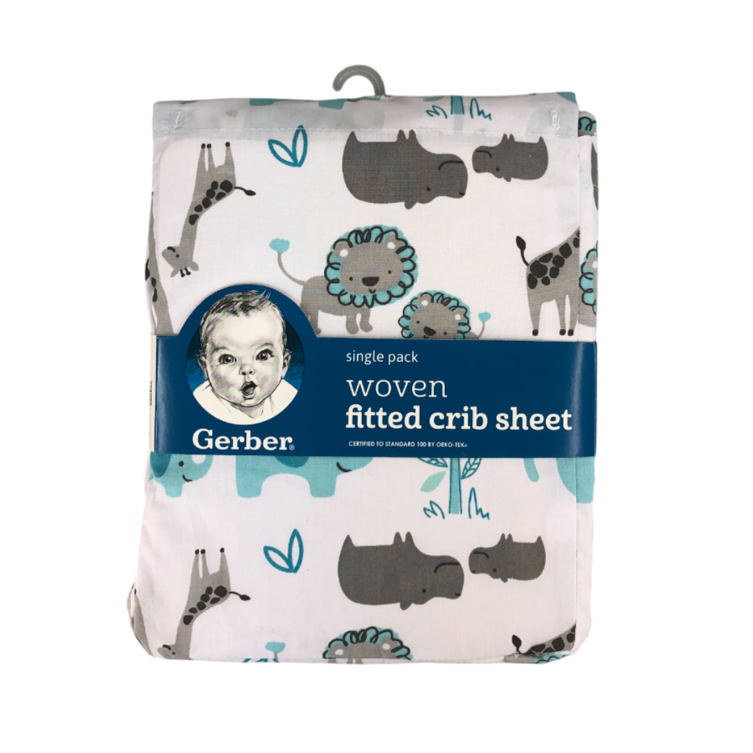 Sábana para cuna diseño león