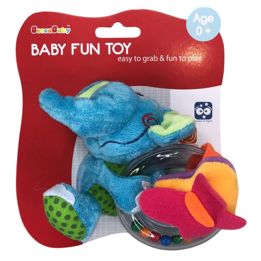 Peluche sonajero elefante