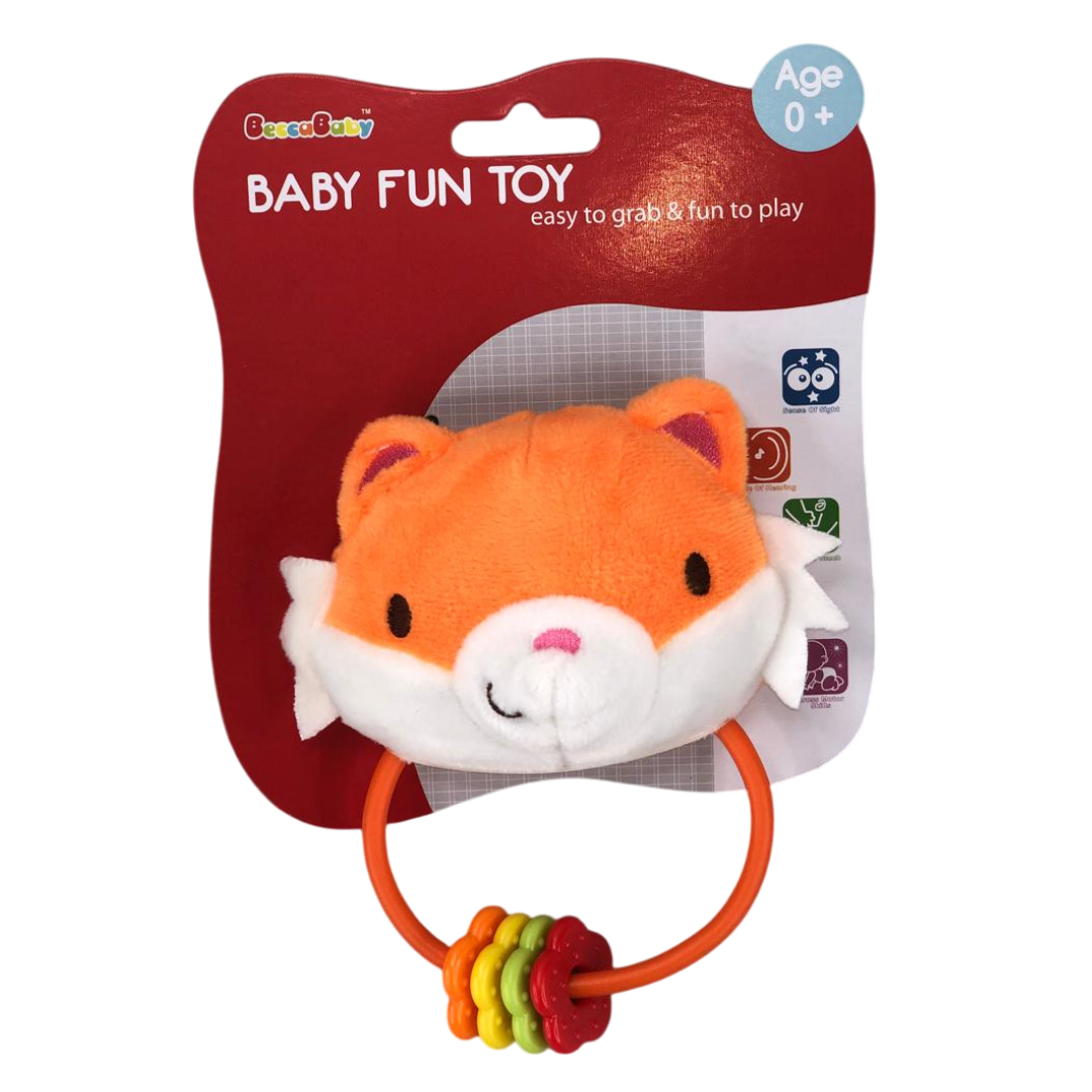 Sonajero De Peluche | Zorrito B4 Baby