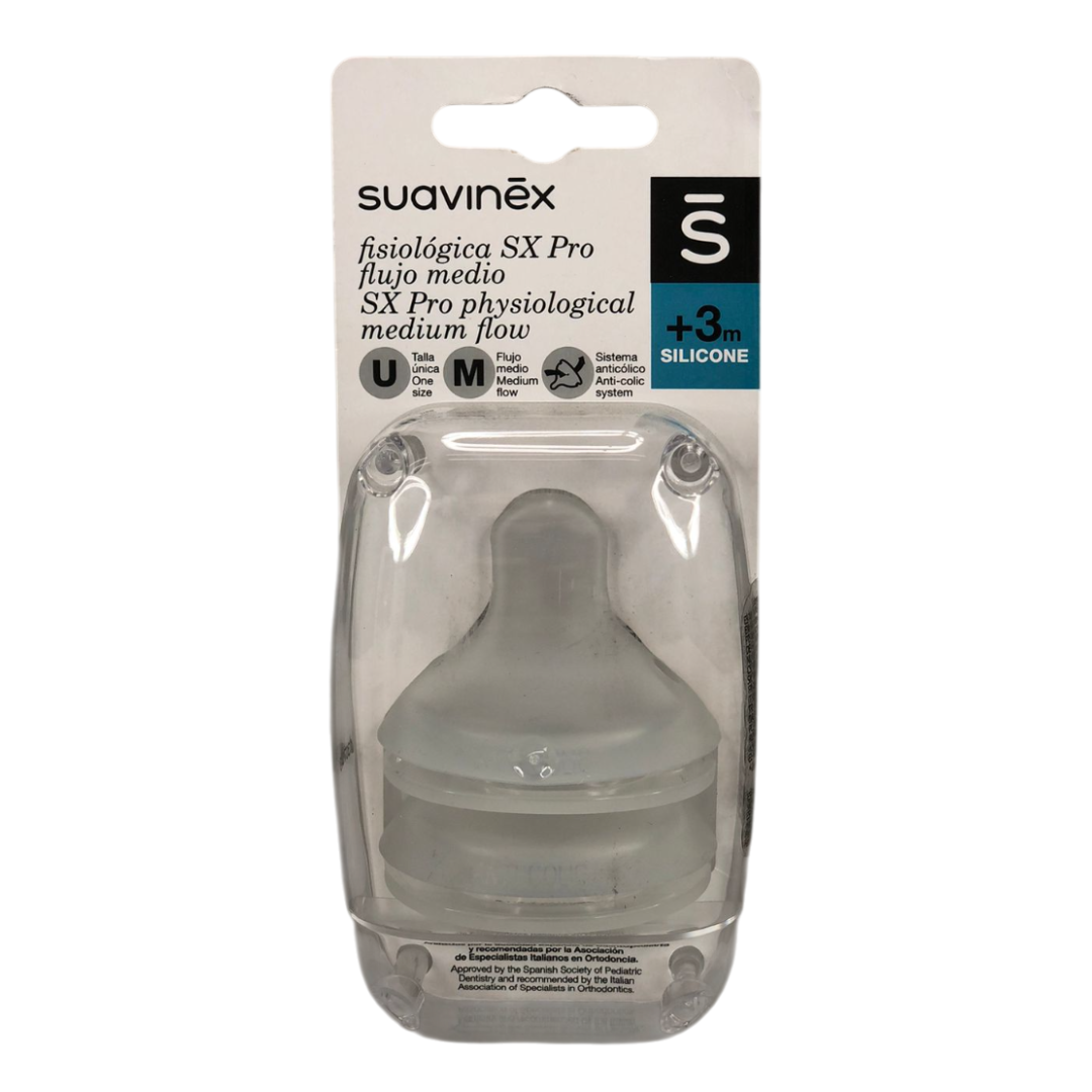Tetina fisiológica flujo medio +3m