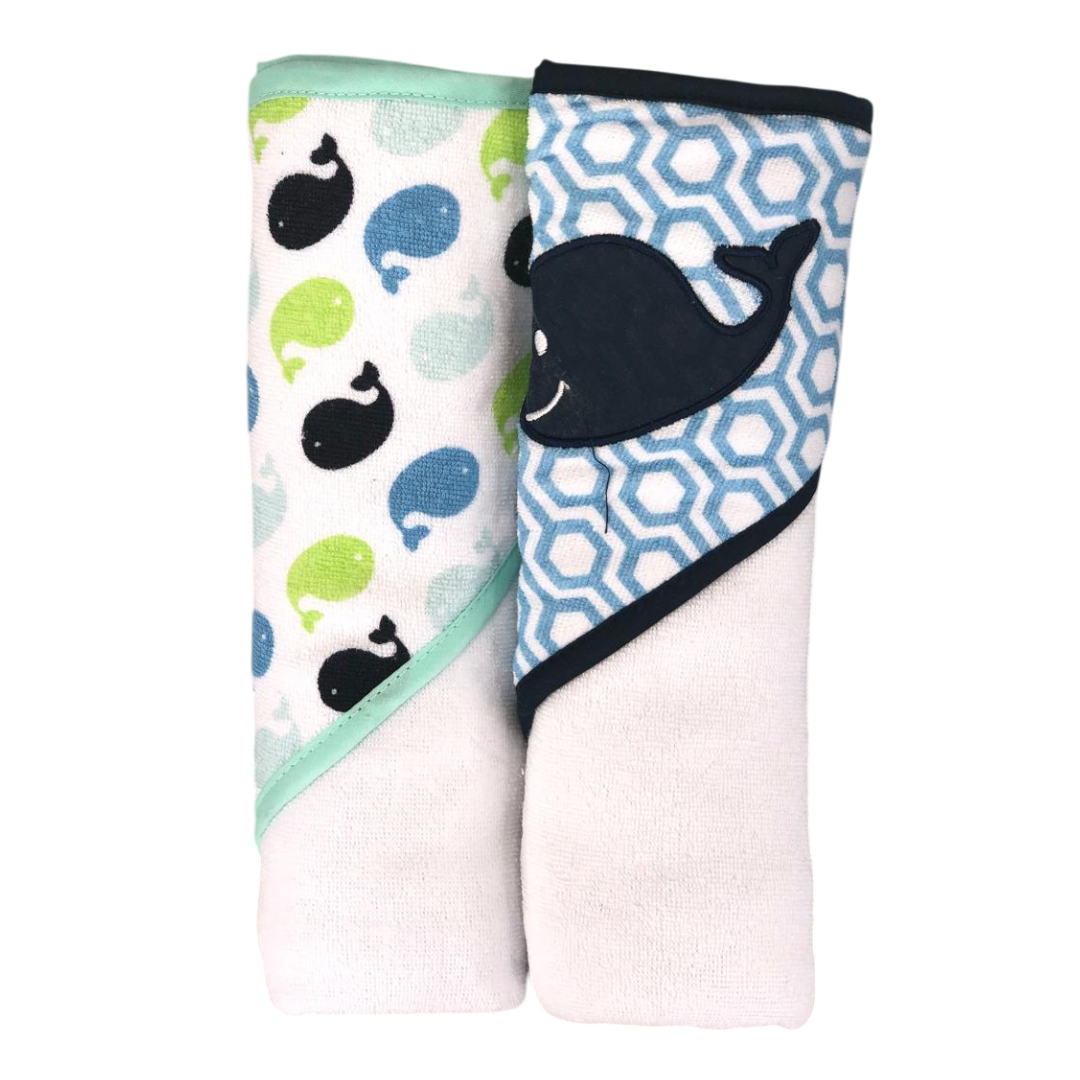 Set 2 toallas con capucha