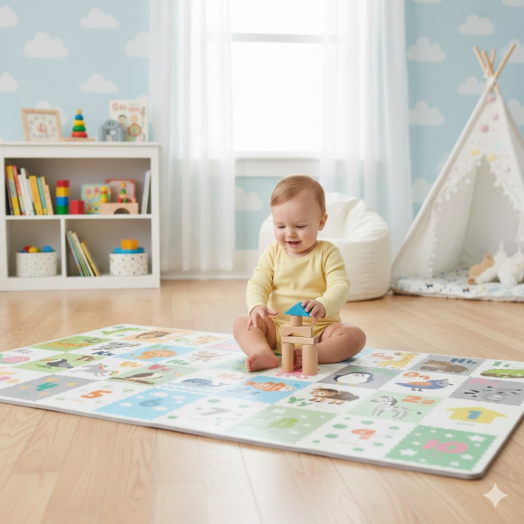 Alfombra letras y numeros