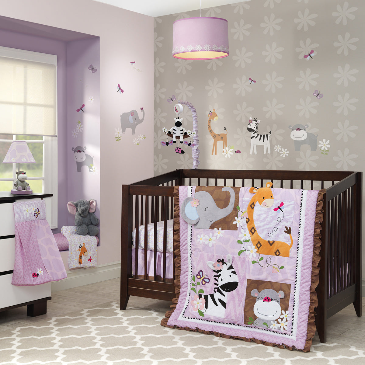 Juego De Cuna 4 Pzas Lady Bug Jungle