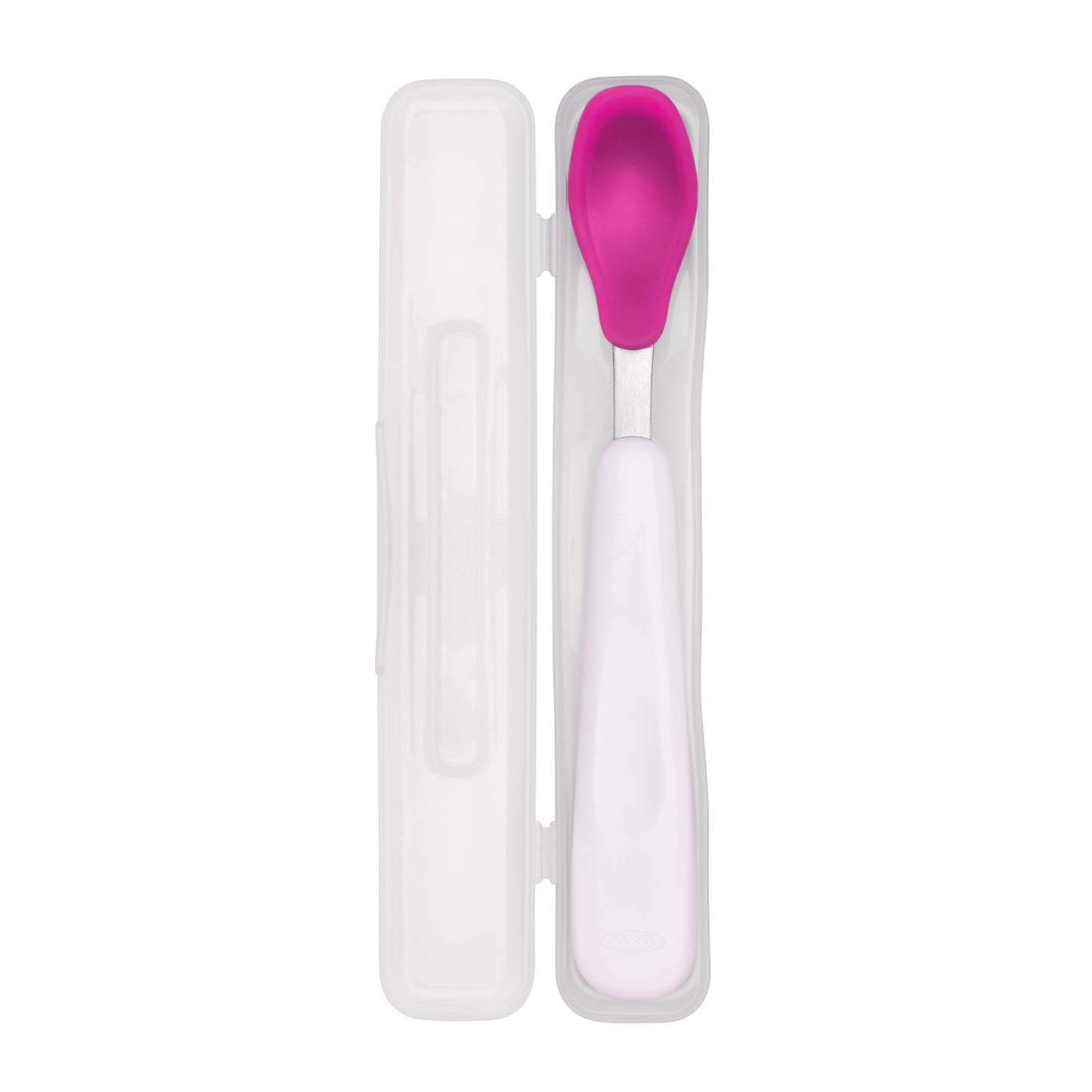 Cuchara Rosada Con Estuche