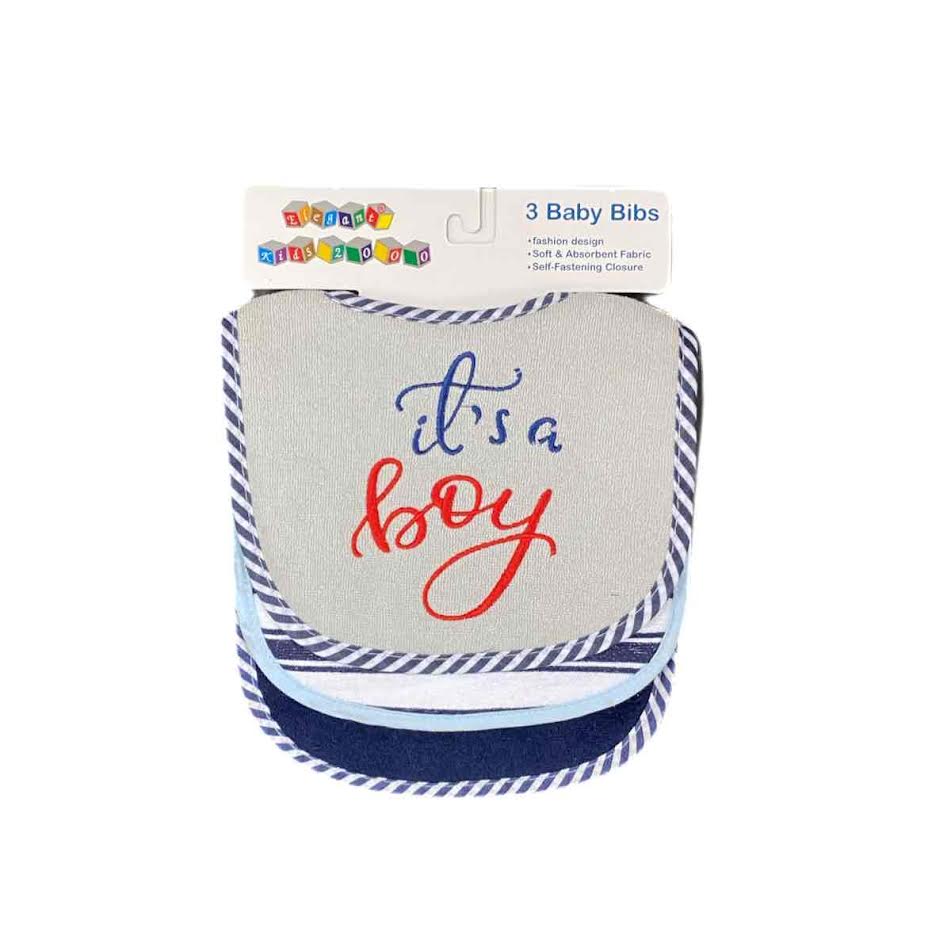 Baberos X 3 Its A Boy Cute And Joy