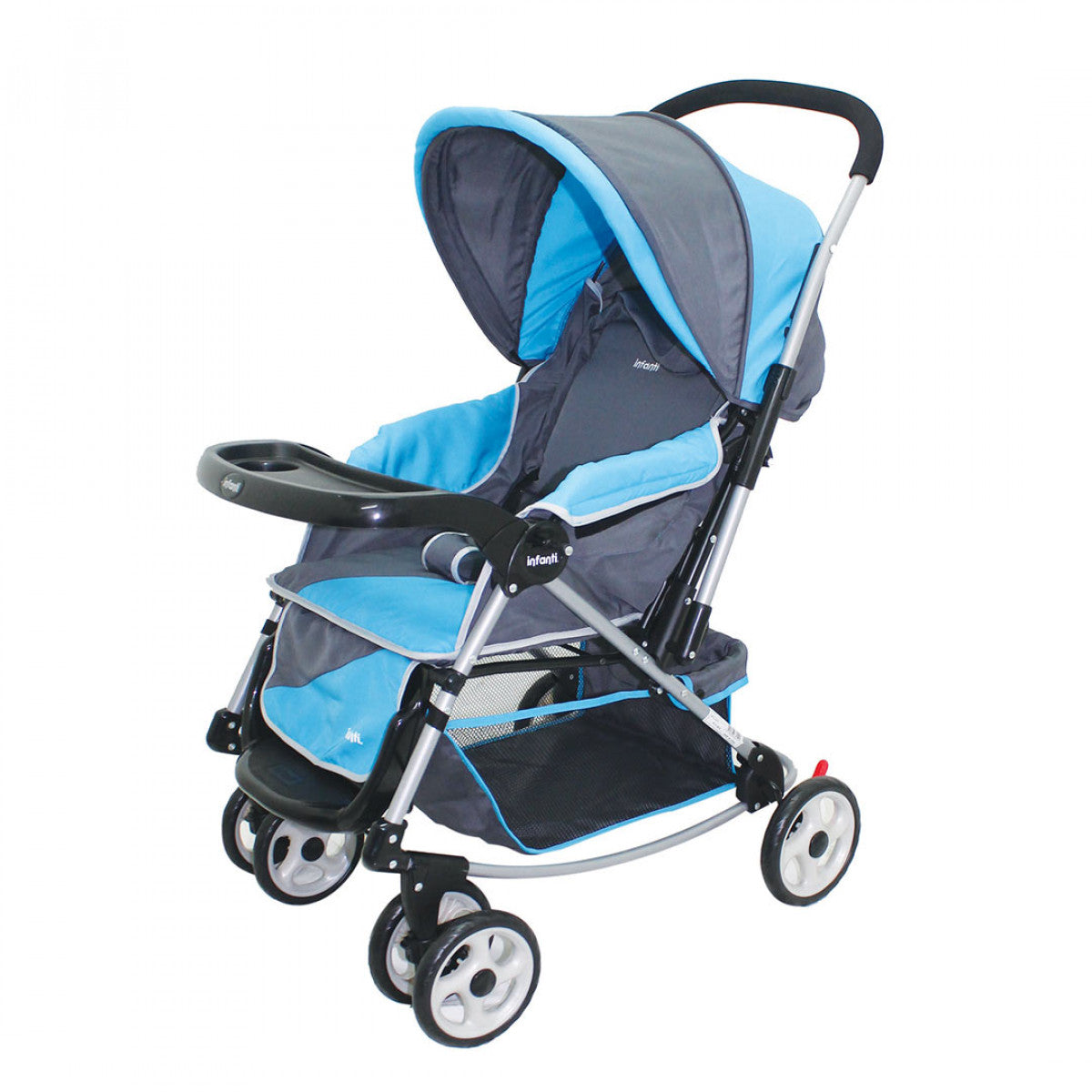 Coche Cuna Mecedor Jersey Nuevo Azul