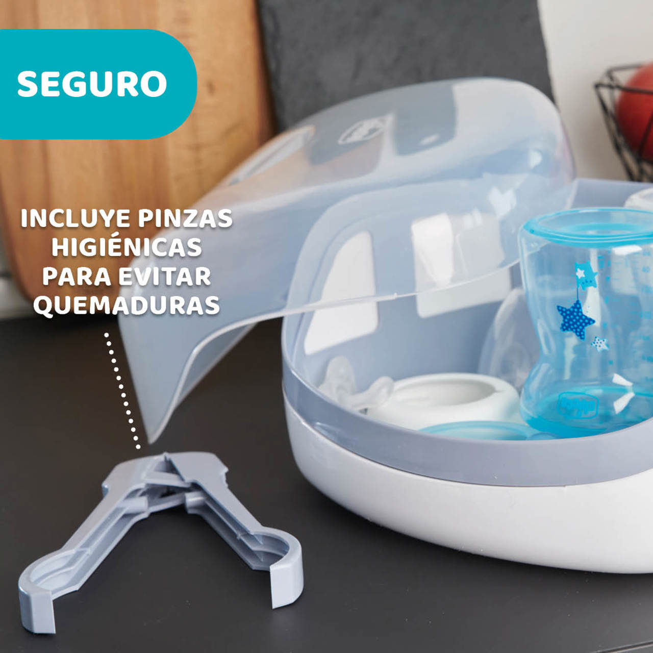 Esterilizador para microondas