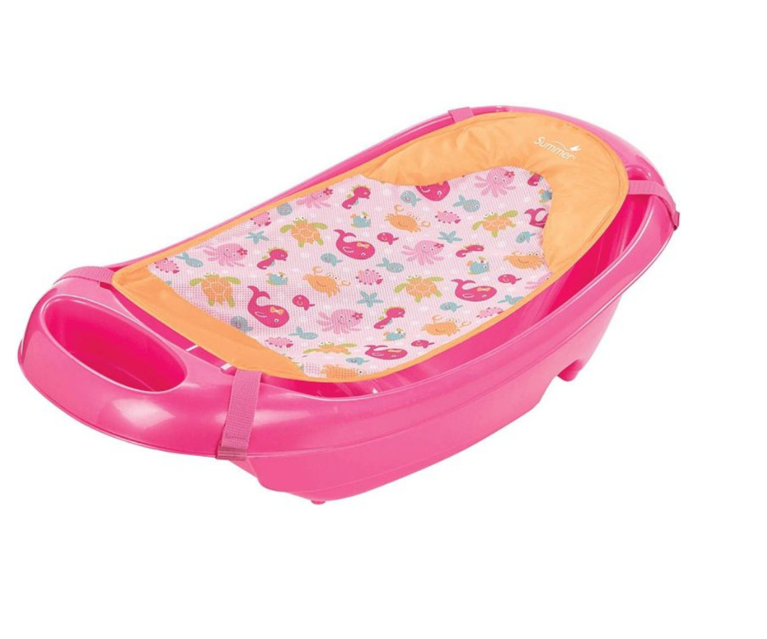 Bañera Rosa C/Soporte 3 En 1 Summer Infant