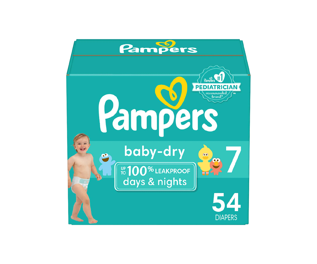 Pampers baby dry super s7x54unid