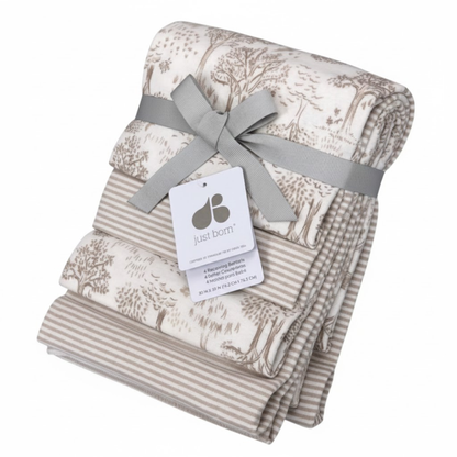 Set De 4 Mantas Gerber | Neutro