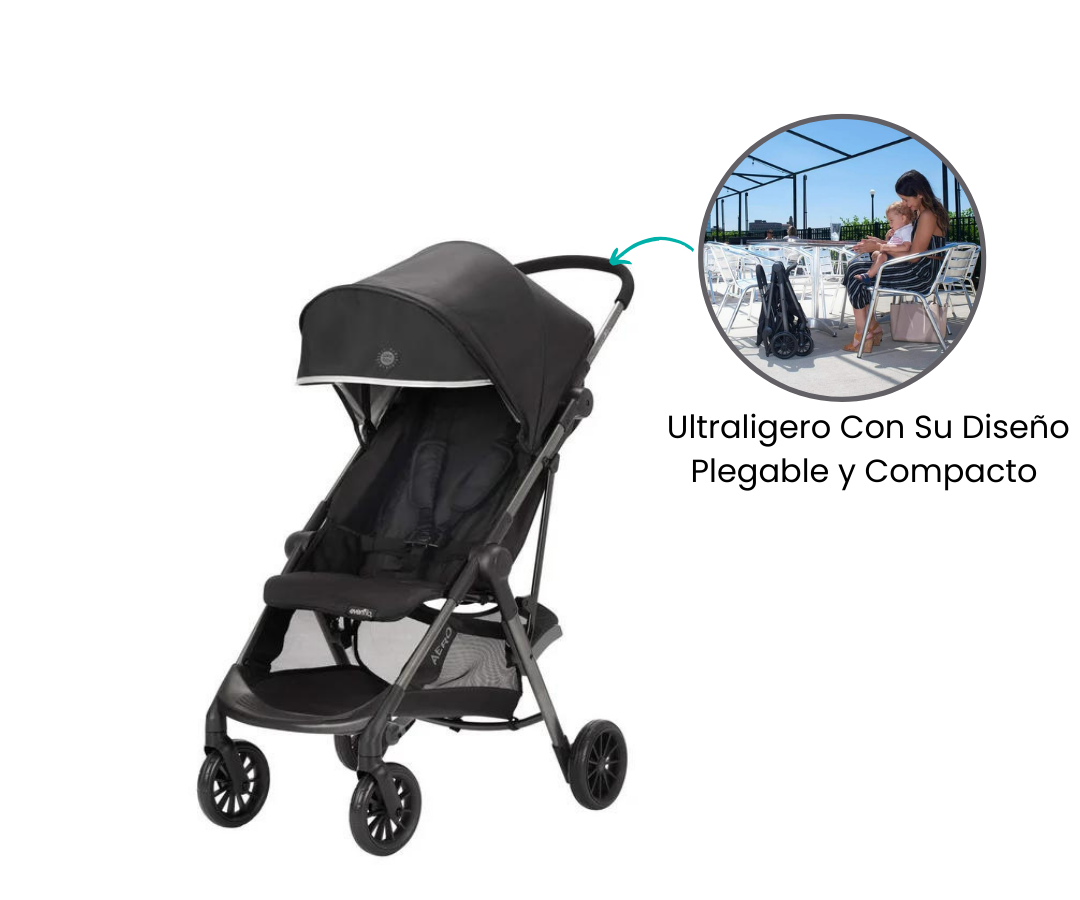 evenflo aero ultra lightweight stroller Coche Aero Ultra-Lightweight Stroller Lark – Bebemundo