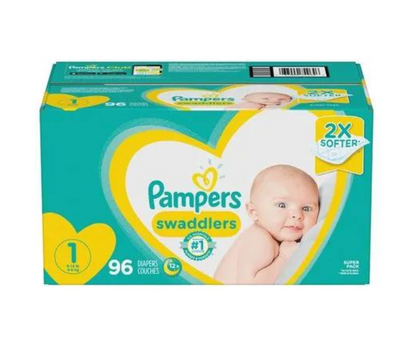 Pampers Swaddlers Super S1 X 96 Pampers