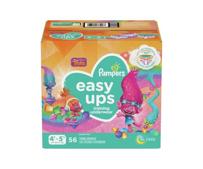 Pampers Easyup Super Girl 4T 5T 56 Uni. Pampers