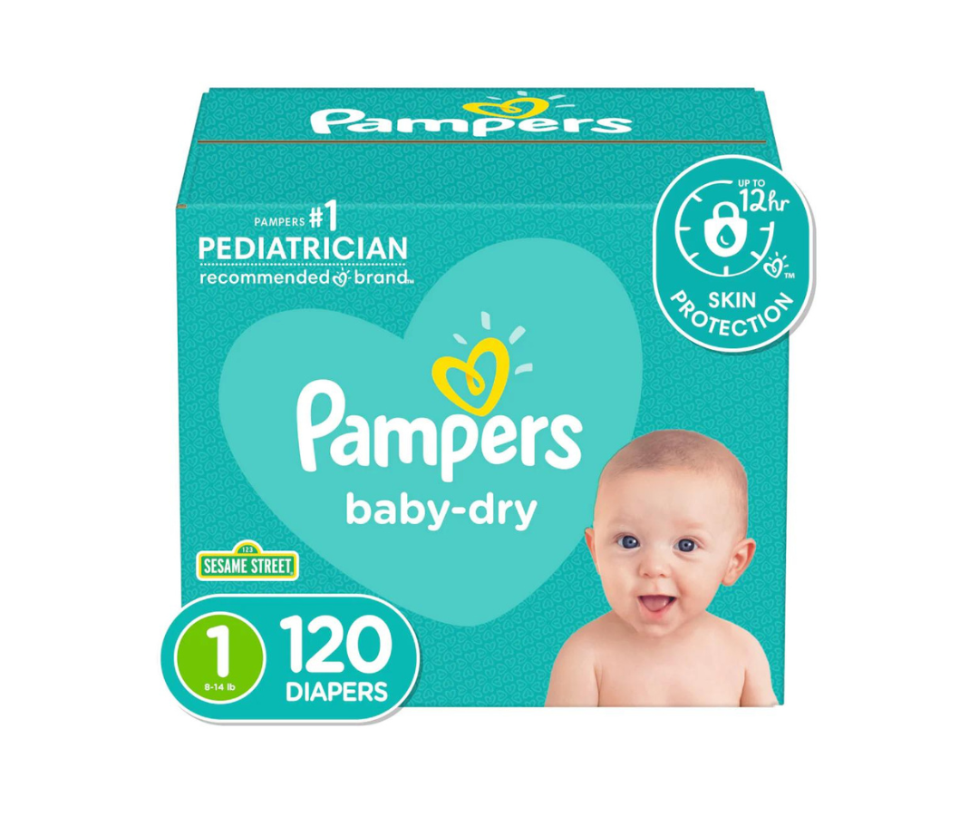 Baby Dry Super S1 X120 Pampers