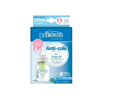 Set X 2  De Biberon Para Prem B/S Opt. De 2 Oz Dr. Browns