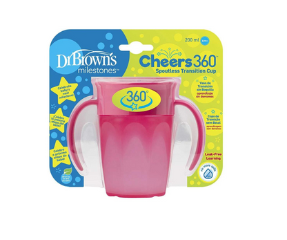 Vaso Con Asas 7Oz 360 Pink Dr. Brown´S