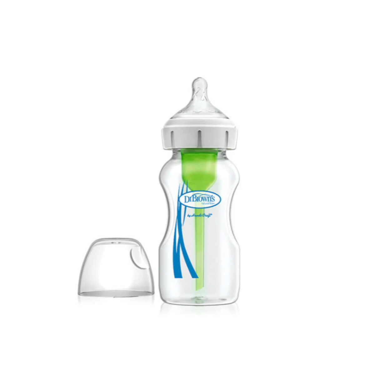 Biberón options boca ancha vidrio 9 onzas