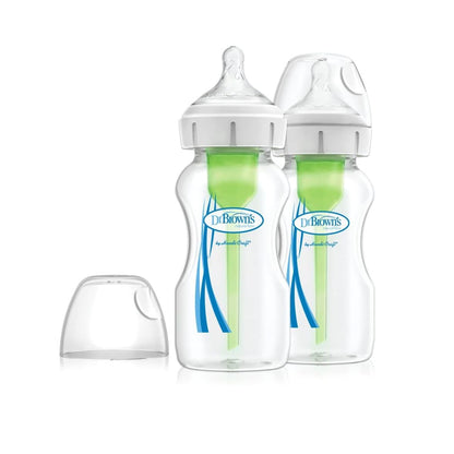 Set De Dos Biberones Dr. Brown's 9 Onzas