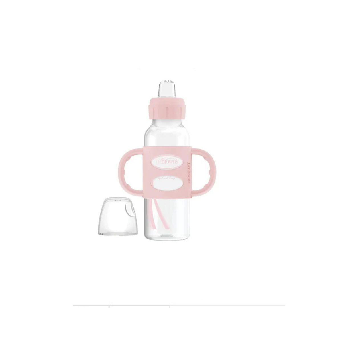 Vaso Con Boquilla Suave Y Agarraderas 8 Onzas | Rosado