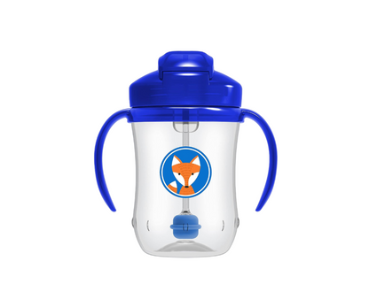 Vaso con sorbete y asas 9 oz