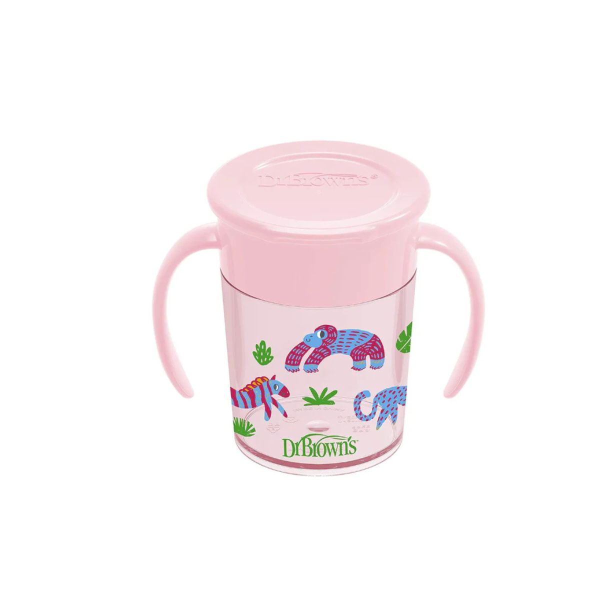 Vaso 360° Con Asas | Rosado