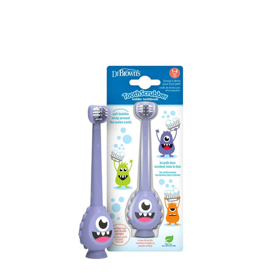 Cepillo De Dientes Inicial Monster Purple