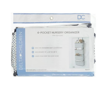 Organizador Gris Para Puerta Delta