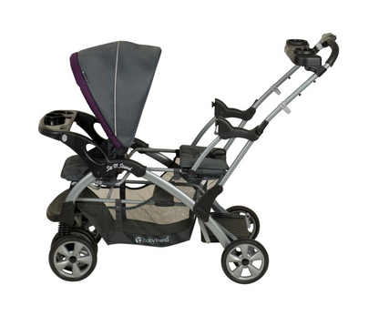 Coche doble asiento stand millennium orange