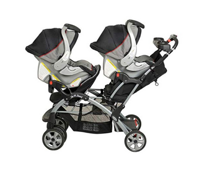 Coche doble asiento stand millennium orange