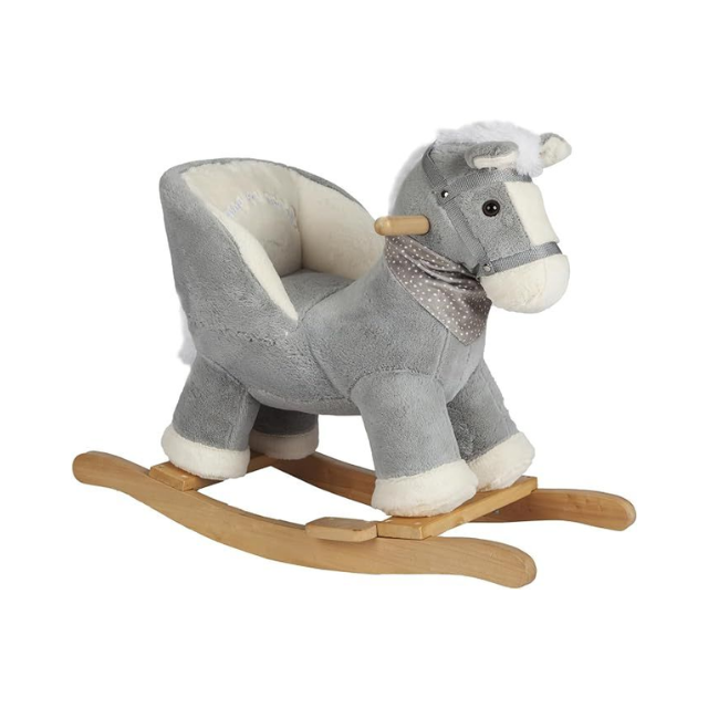 Caballo Mecedor | Gris - BebeMundo