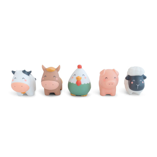Set Juguetes Para Baño Granja