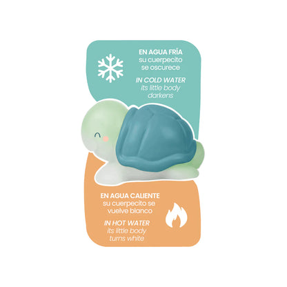 Set Juguetes Para Baño Termo Sensible 4 Piezas