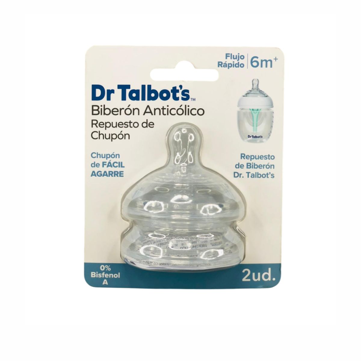 Tetinas Dr Talbot's Flujo Rápido x2