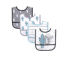 Set 4 Baberos Cactus Plastic Baby Vision