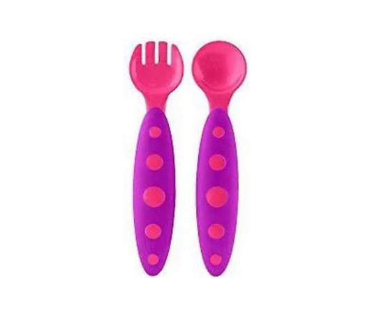 Set De Cuchara Y Tenedor  Boon